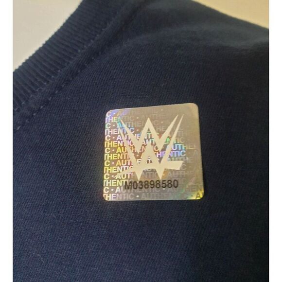 WWE Roman Reigns Big Dog Unleashed Graphic Tee 3X Navy Blue Authentic Cotton - Picture 6 of 7